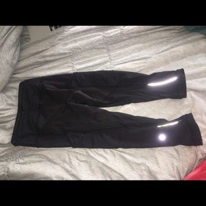 cropped mesh lululemon leggings